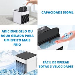 Ar Condicionado Portátil Mini Umidificador - Valecom - 2