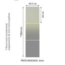 Ver imagem 2 de Kit Madesa com 3 Espelhos de 60 X 49,5 Cm para Guarda-roupa