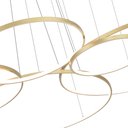 Ver imagem 4 de Lustre Pendente Nordecor Daire 2527 Dourado Led Bivolt