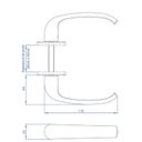 Ver imagem 5 de Fechadura Externa Perfil Estreito 323z E22 Mz820 Espelho Branco 22mm C400/50 Papaiz