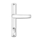 Ver imagem 1 de Fechadura Externa Perfil Estreito 323z E22 Mz820 Espelho Branco 22mm C400/50 Papaiz