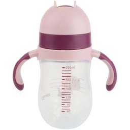 Copo Anatomico com Canudo de Silicone 220ML Clingo - GATO - 5
