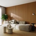 Ver imagem 1 de Painel Ripado Flex Gold Fit Mdf Comum 18mm Caixa P