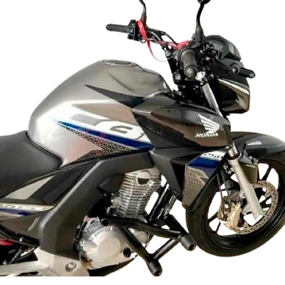 Protetor de Motor Stunt Race Brasil Cb Twister 250 - Preto Brilho ...