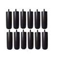 Ver imagem 1 de Kit de 12 Pés para Cama Box ou Baú Queen King 12 Cm de Altura Tdc Madeira Maciça Cor:preto