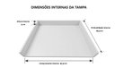 Ver imagem 3 de Tampa de Proteção Cooktop 5 Bocas Grande em MDF 89x50x10,5cm