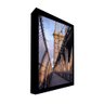Quadro Decorativo 50x70 cm Ponte 040 com Moldura Laqueada Preto - Gran Belo - 1