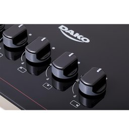 Cooktop a Gás 5 Bocas Preto Mesa de Vidro Dako Bivolt - 6