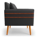 Ver imagem 4 de Kit 02 Poltronas Mari Corino Pés Palito Castanho - D’Rossi Preto