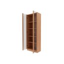 Ver imagem 5 de Estante de Escritório ME4115 c/ 2 Portas c/ Vidro Nogal - Tecno Mobili