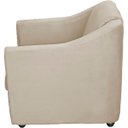 Ver imagem 4 de Kit 3 Poltronas Decorativas para Sala Recepção Consultório Manicure Cadeira Mila Suede
