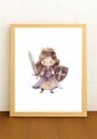 Ver imagem 4 de Quadro Decorativo Quarto Infantil Menina c/Vidro Cor Pinus