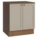 Ver imagem 1 de Balcão de Cozinha 70 cm 2 Portas Rustic-Crema Vik Madesa Rustic-Crema