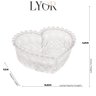 Bowl de Vidro Coração Balls 13,5cm - Lyor - 5