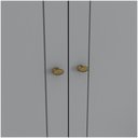 Ver mais imagens de Guarda Roupa Casal 6 Portas 4 Gavetas Mississipi Henn Cinza