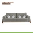 Ver imagem 7 de Sofá Living 4 Lugares Vicenza Mm Top 210cm Molas Ensacadas