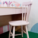 Ver imagem 4 de Escrivaninha Infantil em MDF Carvalho Malva com Duas Gavetas Rosa
