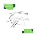 Ver mais imagens de Porta Papel Higiênico de Parede Banheiro Inox Preto F.max