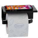 Ver imagem 2 de Porta Papel Higiênico de Parede Banheiro Inox Preto F.max