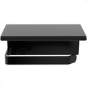 Ver imagem 1 de Porta Papel Higiênico de Parede Banheiro Inox Preto F.max