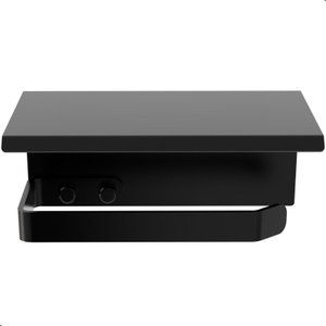 Porta Papel Higiênico de Parede Banheiro Inox Preto F.max