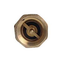 Válvula de Retenção 3/4 Latão Forjado Vertical Horizontal Ivm Italy Fluxo Unidirecional Metal - 6