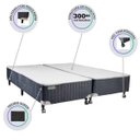 Ver imagem 5 de Cama Castor Queen Silver Star Air Double Face Tecnopedic 158x198x61 + Box Castor