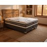 Cama Castor Queen Silver Star Air Double Face Tecnopedic 158x198x61 + Box Castor - 1