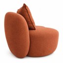 Ver imagem 4 de Sofá Valen 3 Lugares 186cm Orgânico Terracota Linho Sallar Home