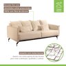 Sofa Acacia 2 Lugares Mm Top 160cm Molas Bonel - 5