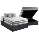 Ver imagem 1 de Cama Box Baú Casal: Colchão Molas Anjos MasterPocket Ensacadas Duo Sono + Base CRC Suede Gray(138x18