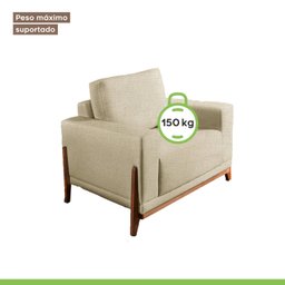 Poltrona para Sala de Estar Vicenza Mm Top 90cm - 7