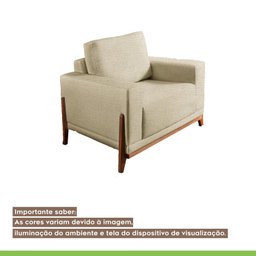 Poltrona para Sala de Estar Vicenza Mm Top 90cm - 10