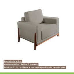Poltrona para Sala de Estar Vicenza Mm Top 90cm - 10