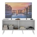 Ver imagem 4 de Rack Tv até 50 Polegadas Retrô com Espelhos Mp1082 Branco Branco