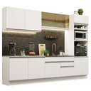 Ver imagem 3 de Armário de Cozinha Completa 310cm Branco Glamy Madesa 01