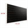 Painel mdf expositor 90x135 painel canelado mdf painel canaleado prero Painel canaletado preto - 1