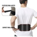 Ver imagem 3 de Cinta Lombar Magnetica Autoaquecedora Suporte Metalico De Postura Cinta Ajustavel Terapia Ortopedia 