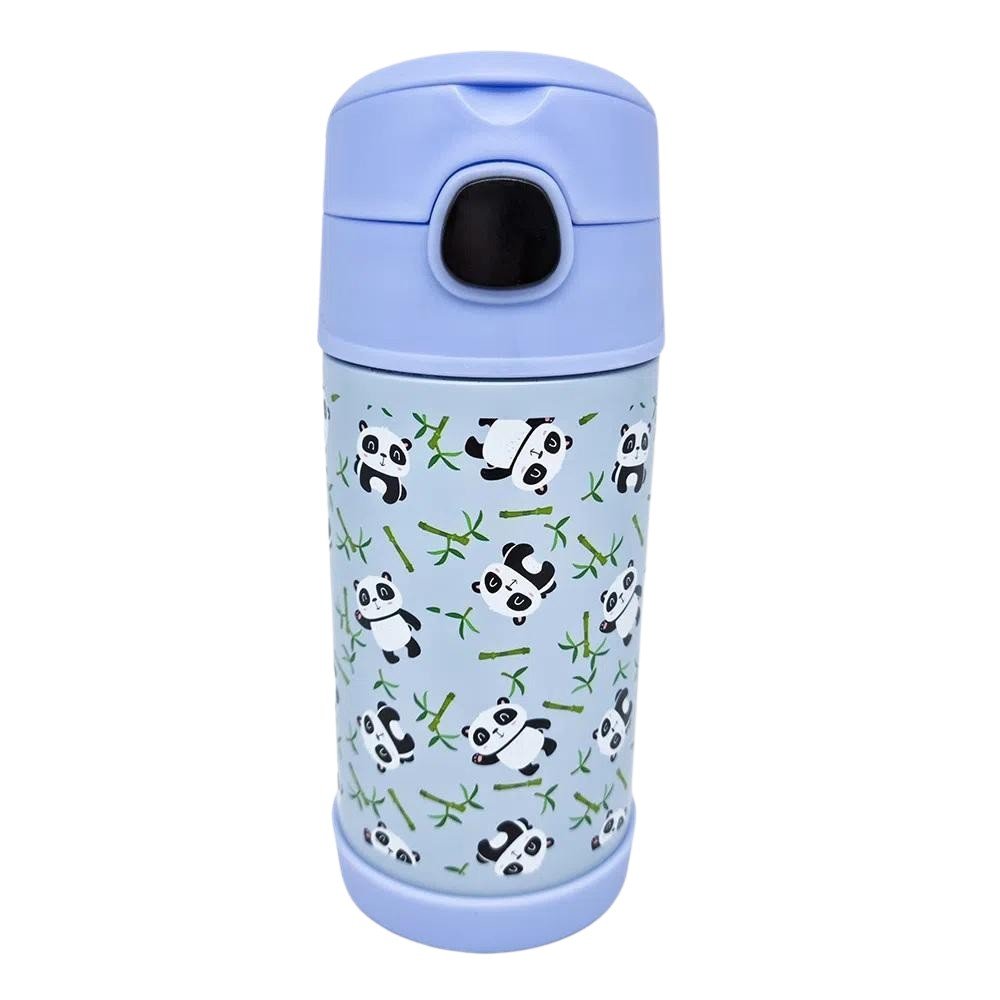 Garrafa Infantil com Canudo 400ml Panda Zc 10072038 - 1