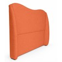 Ver imagem 4 de Cabeceira para Cama Box Estofada Persa 140cm Boucle Terracota Premium Pés em Sapatas Plasticas.