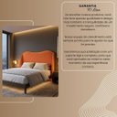 Ver mais imagens de Cabeceira para Cama Box Estofada Persa 140cm Boucle Terracota Premium Pés em Sapatas Plasticas.