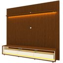 Ver imagem 3 de Rack com Painel Ripado para Tv até 90 Polegadas Led 3 Gavetas com Rodízios 230cm Naturale 100% MDF