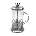 Ver imagem 1 de Cafeteira Manual Prensa Francesa 600ml Aço Inox Prateada
