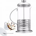 Ver imagem 2 de Cafeteira Manual Prensa Francesa 600ml Aço Inox Prateada