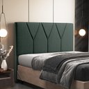 Ver imagem 7 de Cabeceira Cama Box Casal King 195 Cm Linho Verde Musgo