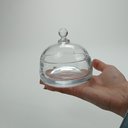 Ver imagem 5 de Potiche Decorativo de Vidro Transparente 9x10x10cm Tampa Enfeite Sala Mesa