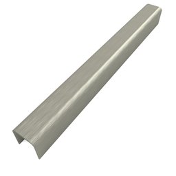 Perfil Listelo "u", Aço Inox 304, Escovado - 9x11x9mm2980m - 1