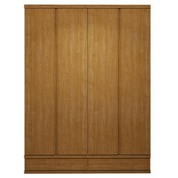Guarda Roupa Casal 4 Portas com 5 Gavetas 100% MDF Urbano - 2