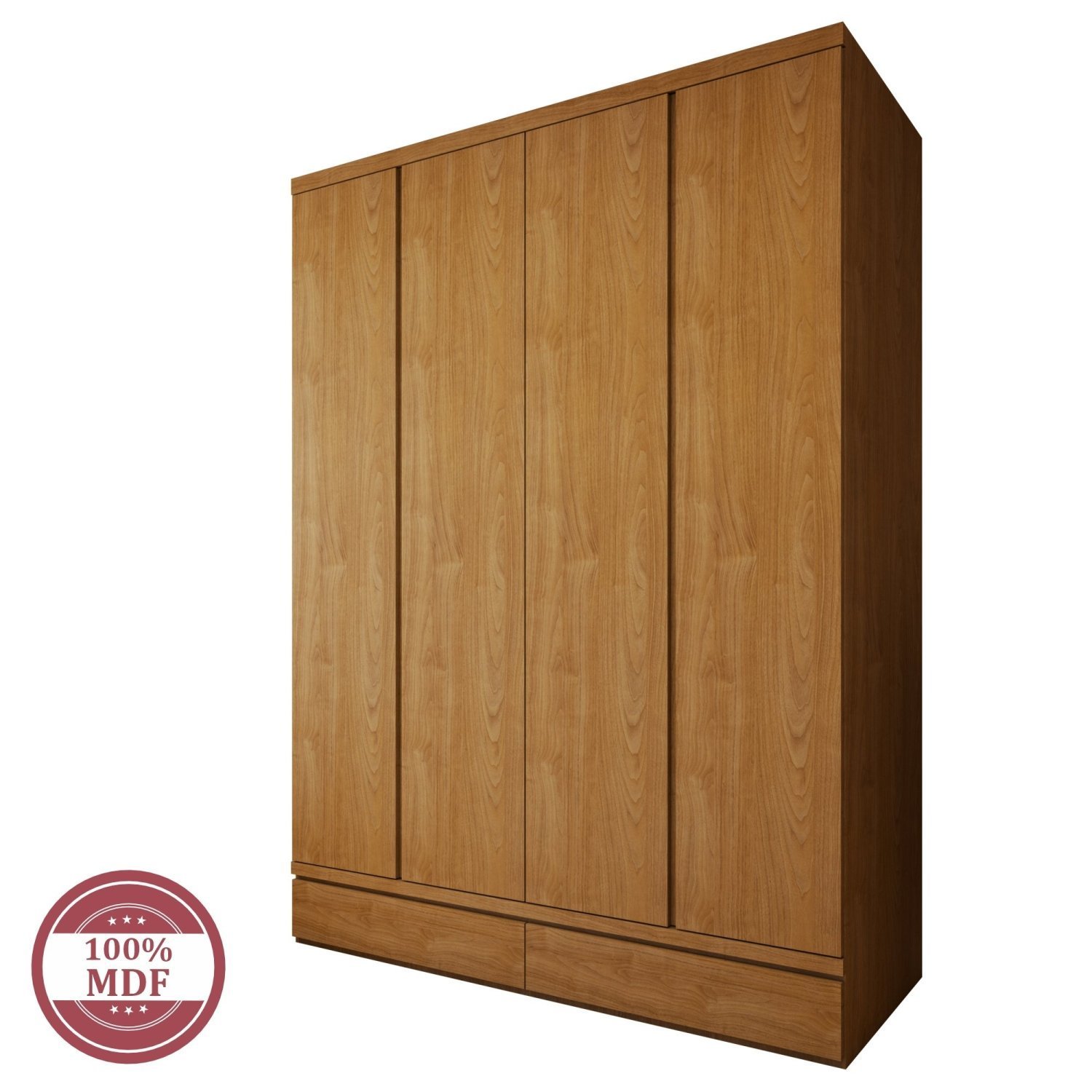 Guarda-roupa 4 Portas 3 Gavetas 100% Mdf Urbano - 9