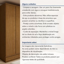 Guarda Roupa Casal 4 Portas com 5 Gavetas 100% MDF Urbano - 14